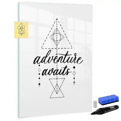 Magnetic writing board adventure design