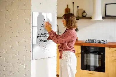Magnetic writing board adventure design