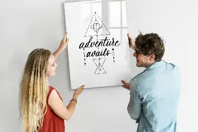 Magnetic writing board adventure design
