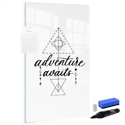 Magnetic writing board adventure design