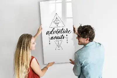 Magnetic writing board adventure design