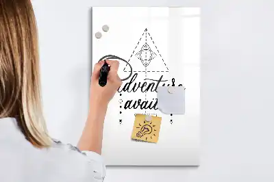 Magnetic writing board adventure design