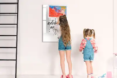 Magnetic writing board adventure design