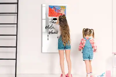 Magnetic dry erase board adventure design