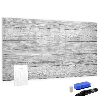 Magnetic marker board with wooden panels