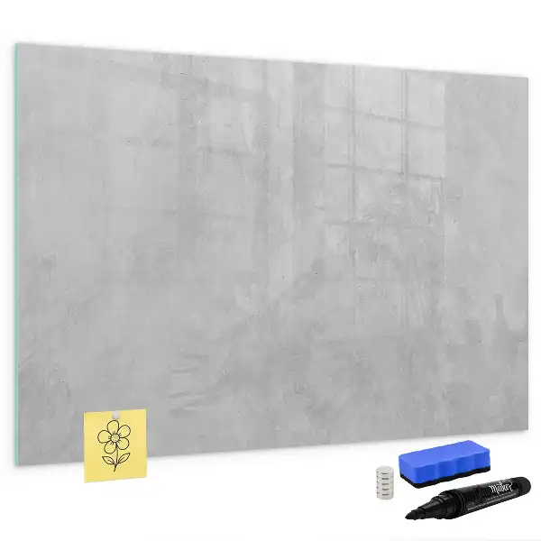 Magnetic marker board stone wall design