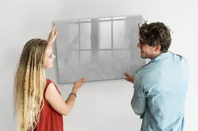Magnetic marker board stone wall design
