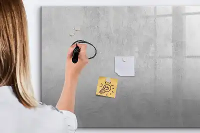 Magnetic marker board stone wall design