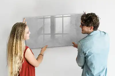 Magnetic marker board stone wall design