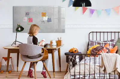 Magnetic marker board stone wall design