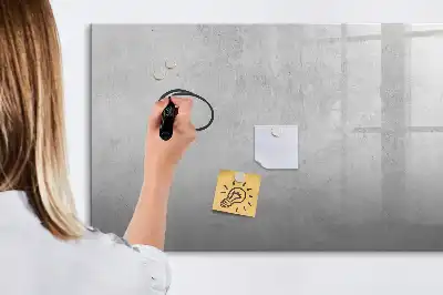 Magnetic marker board stone wall design