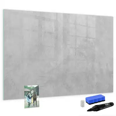 Magnetic marker board stone wall design