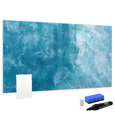 Magnetic marker board sea water color