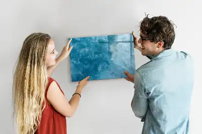 Magnetic marker board sea water color