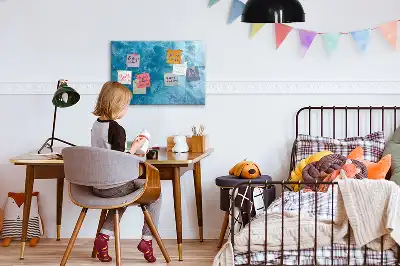 Magnetic marker board sea water color