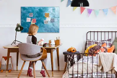 Magnetic marker board sea water color