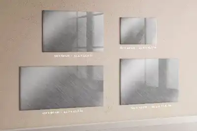 Magnetic glass dry erase board with a metal wall mount