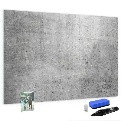 Magnetic whiteboard raw wall mountable