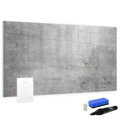 Magnetic whiteboard raw wall mountable