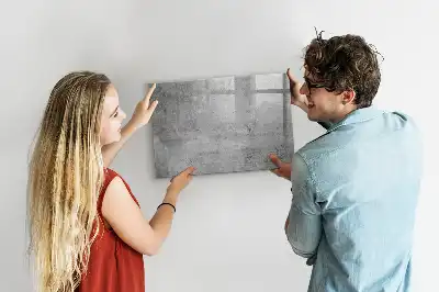 Magnetic whiteboard raw wall mountable