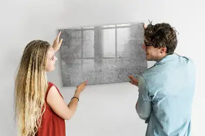 Magnetic whiteboard raw wall mountable