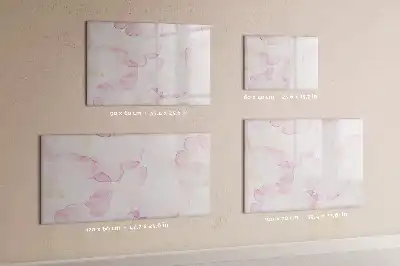 Magnetic marker board watercolor petals design