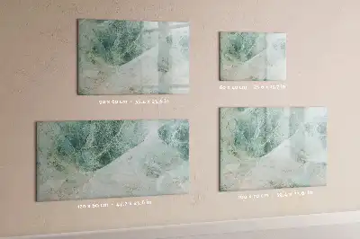 Magnetic marker board with a marble surface