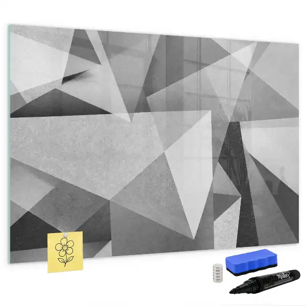 Magnetic marker board 3D abstraction design