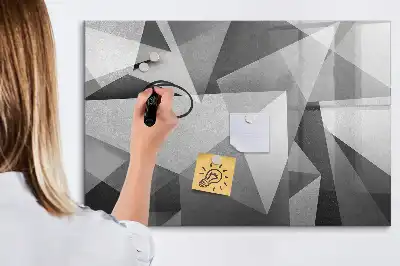 Magnetic marker board 3D abstraction design