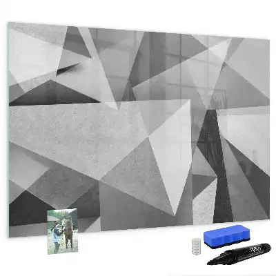 Magnetic marker board 3D abstraction design