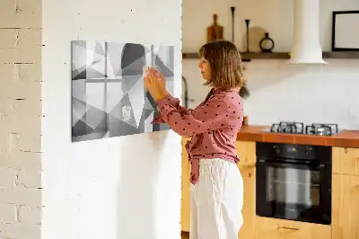 Magnetic marker board 3D abstraction design