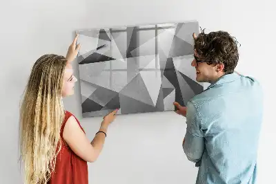 Magnetic marker board 3D abstraction design