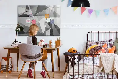 Magnetic marker board 3D abstraction design