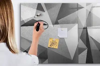 Magnetic marker board 3D abstraction design