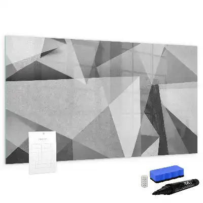 Magnetic marker board 3D abstraction design