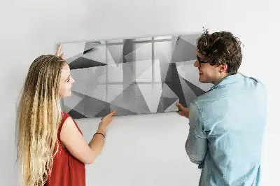 Magnetic marker board 3D abstraction design