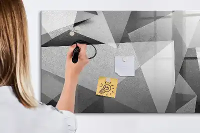 Magnetic marker board 3D abstraction design