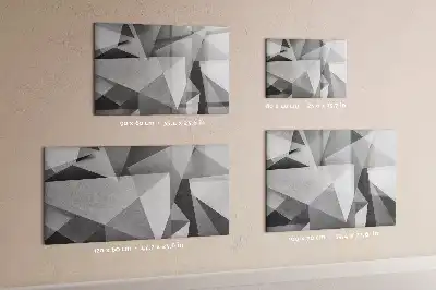 Magnetic marker board 3D abstraction design