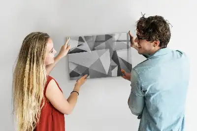Magnetic marker board 3D abstraction design