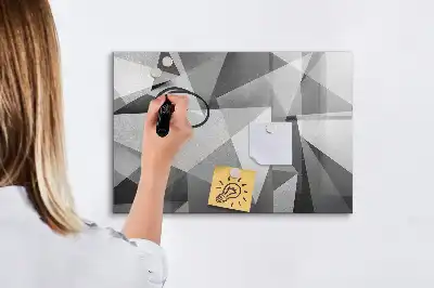 Magnetic marker board 3D abstraction design