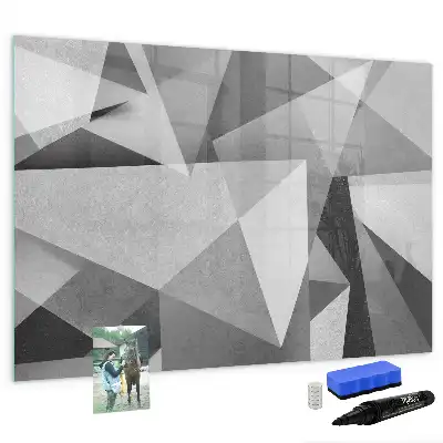 Magnetic marker board 3D abstraction design