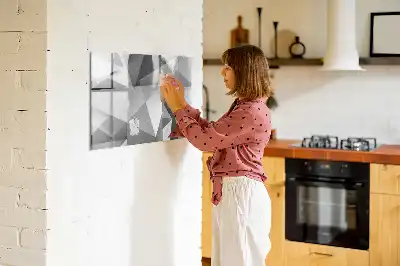 Magnetic marker board 3D abstraction design