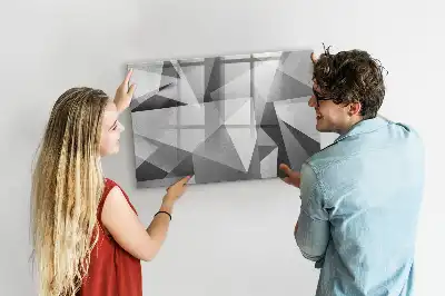 Magnetic marker board 3D abstraction design