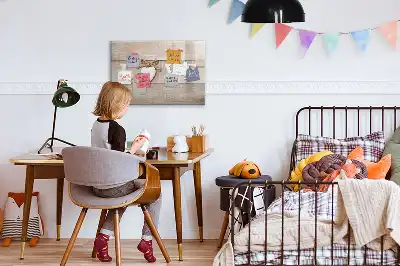 Magnetic marker board with love text design