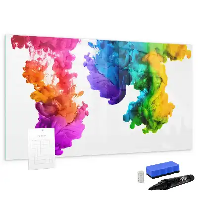 Magnetic marker board in a rainbow of colors