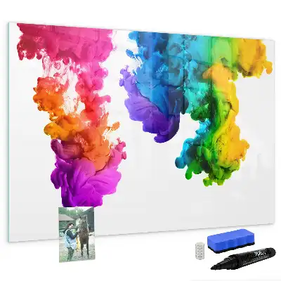 Magnetic marker board in a rainbow of colors