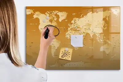 World map magnetic marker board world map magnetic whiteboard