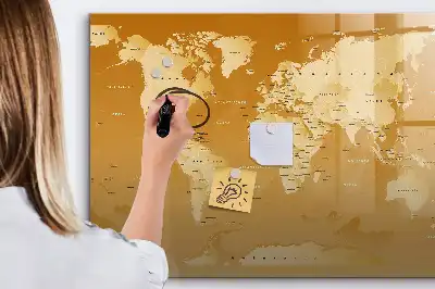 World map magnetic marker board world map magnetic whiteboard