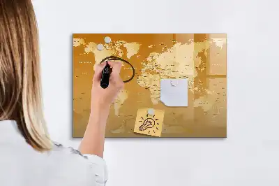 World map magnetic marker board world map magnetic whiteboard