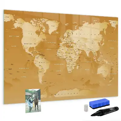 World map magnetic marker board world map magnetic whiteboard
